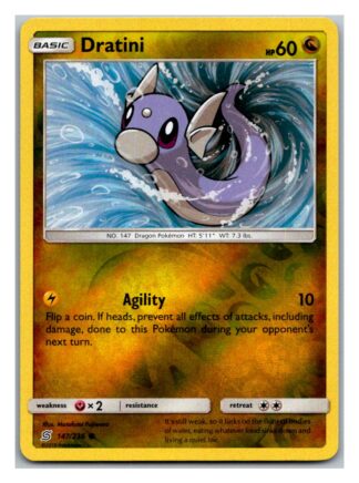Dratini 147/236 Unified Minds (Reverse Holo) (Exc Condition)