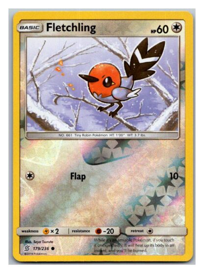 Fletchling 179/236 Unified Minds (Reverse Holo) (Exc Condition)