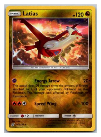 Latias 153/236 Unified Minds (Reverse Holo) (Exc Condition)