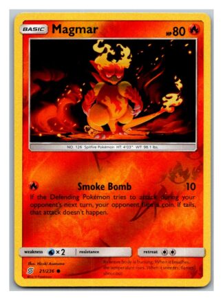 Magmar 21/236 Unified Minds (Reverse Holo) (Exc Condition)