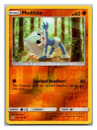 Meditite 109/236 Unified Minds (Reverse Holo) (Exc Condition)