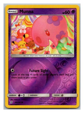 Munna 88/236 Unified Minds (Reverse Holo) (Exc Condition)