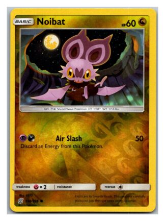 Noibat 158/236 Unified Minds (Reverse Holo) (Exc Condition)
