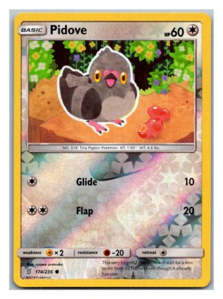 Pidove 174/236 Unified Minds (Reverse Holo) (Exc Condition)