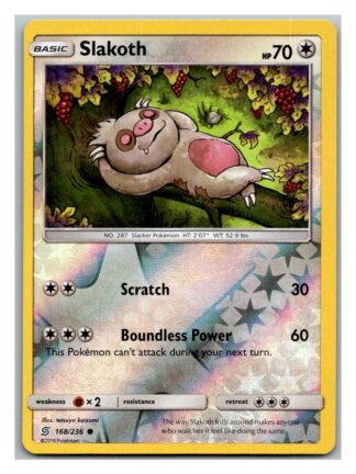Slakoth 168/236 Unified Minds (Reverse Holo) (Exc Condition)