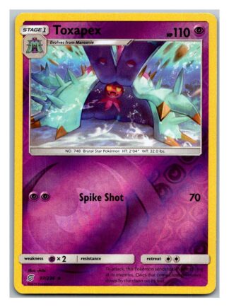 Toxapex 97/236 Unified Minds (Reverse Holo) (Exc Condition)