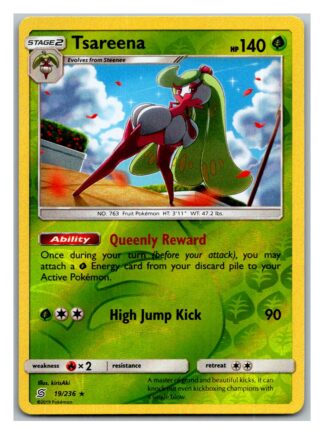 Tsareena 19/236 Unified Minds (Reverse Holo) (Exc Condition)