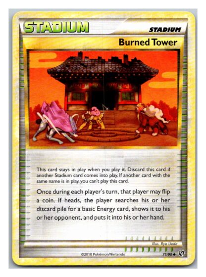 Burned Tower 71/90 Undaunted (Uncommon) (LP Condition)