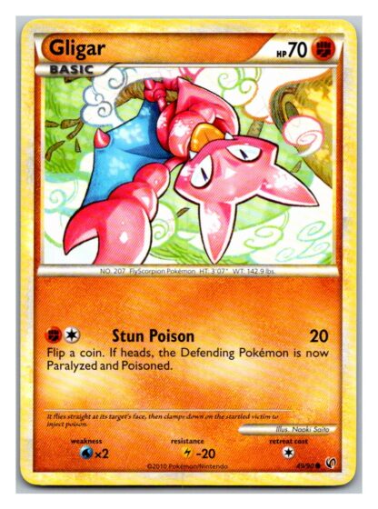 Gligar 49/90 Undaunted (Common) (P Condition)