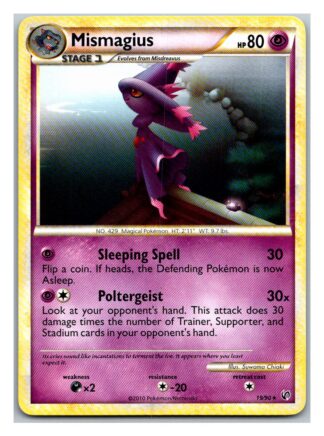 Mismagius 19/90 Undaunted (Rare) (LP Condition)