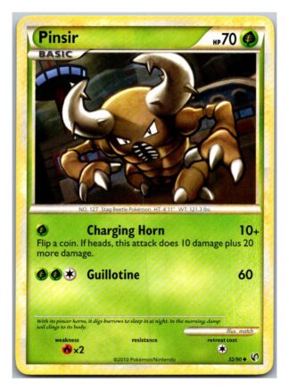 Pinsir 32/90 Undaunted (Uncommon) (LP Condition)
