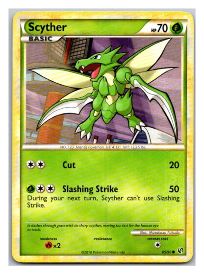 Scyther 65/90 Undaunted (Common) (P Condition)