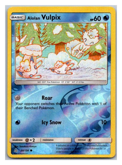 Alolan Vulpix 30/156 Ultra Prism (Reverse Holo) (Exc Condition)