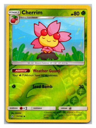 Cherrim 11/156 Ultra Prism (Reverse Holo) (Exc Condition)