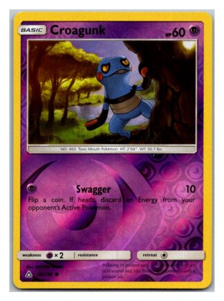 Croagunk 56/156 Ultra Prism (Reverse Holo) (Exc Condition)