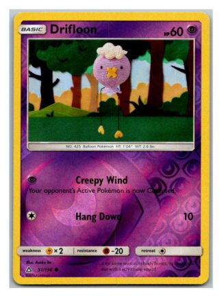 Drifloon 51/156 Ultra Prism (Reverse Holo) (Exc Condition)