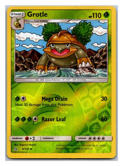 Grotle 8/156 Ultra Prism (Reverse Holo) (Exc Condition)