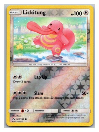 Lickitung 102/156 Ultra Prism (Reverse Holo) (Exc Condition)