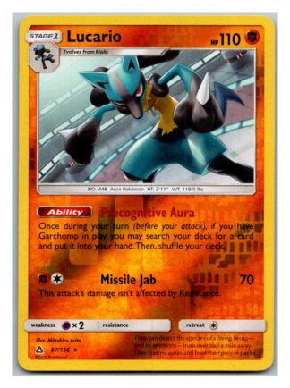 Lucario 67/156 Ultra Prism (Reverse Holo) (Exc Condition)