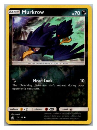Murkrow 71/156 Ultra Prism (Reverse Holo) (Exc Condition)