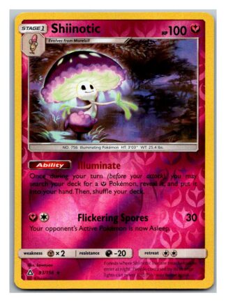 Shiinotic 93/156 Ultra Prism (Reverse Holo) (Exc Condition)