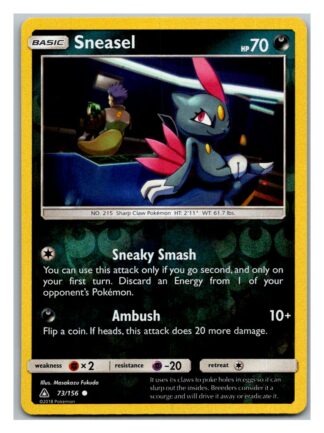 Sneasel 73/156 Ultra Prism (Reverse Holo) (Exc Condition)
