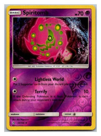 Spiritomb 53/156 Ultra Prism (Reverse Holo) (Exc Condition)