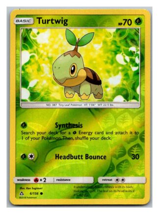 Turtwig 6/156 Ultra Prism (Reverse Holo) (Exc Condition)