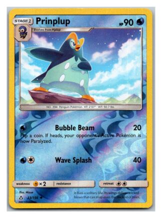 Prinplup 33/156 Ultra Prism (Reverse Holo) (Exc Condition)
