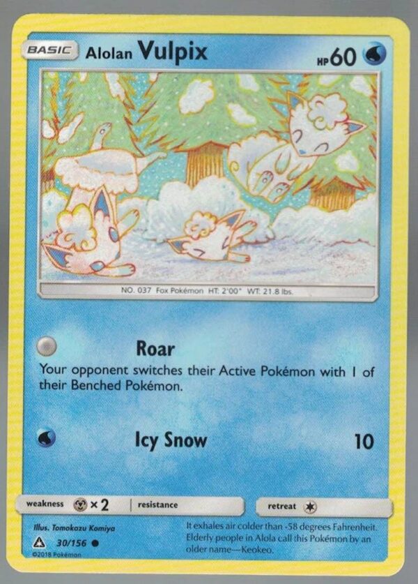 Alolan Vulpix 30/156 Ultra Prism (Common) (Exc Condition)