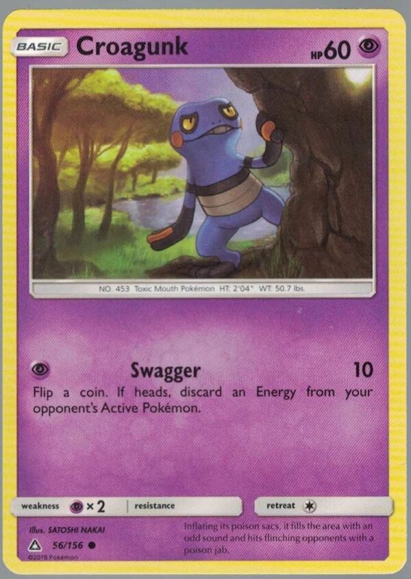 Croagunk 56/156 Ultra Prism (Common) (Exc Condition)