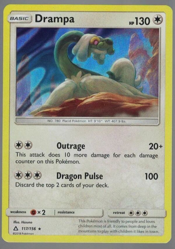 Drampa 117/156 Ultra Prism (Holo) (Exc Condition)