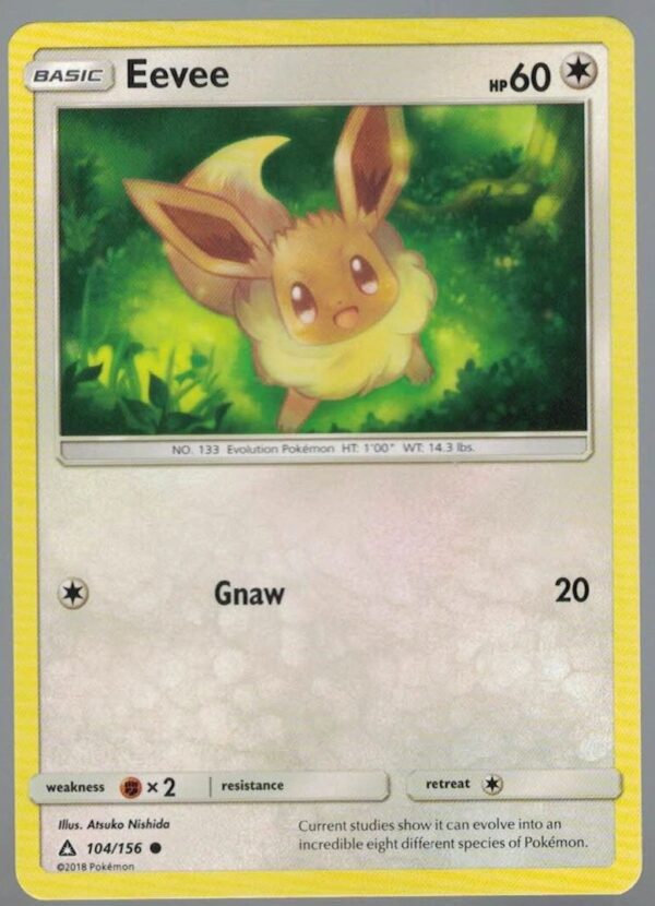 Eevee 104/156 Ultra Prism (Common) (Exc Condition)