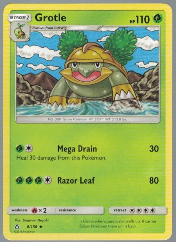 Grotle 8/156 Ultra Prism (Uncommon) (Exc Condition)