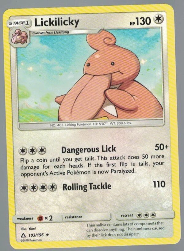 Lickilicky 103/156 Ultra Prism (Rare) (Exc Condition)