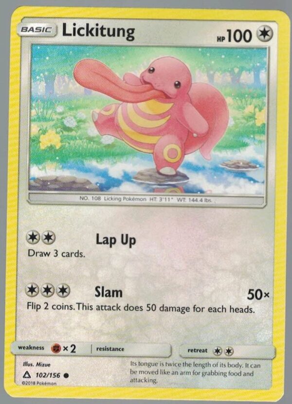 Lickitung 102/156 Ultra Prism (Common) (Exc Condition)