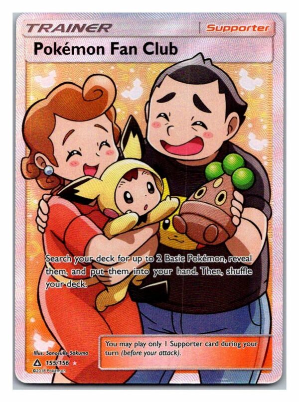 Pokemon Fan Club 155/156 Ultra Prism (Ultra Rare) (Exc Condition)