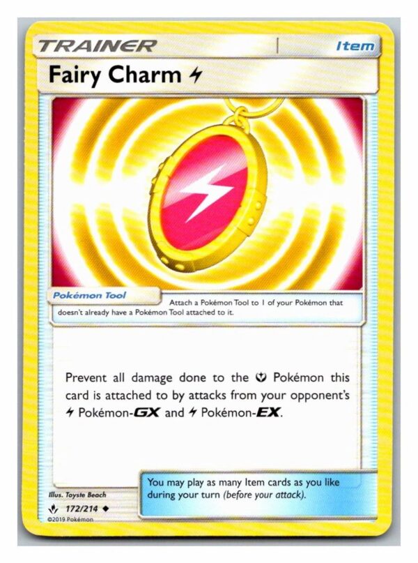 Fairy Charm L 172/214 Unbroken Bonds (Uncommon) (Exc Condition)
