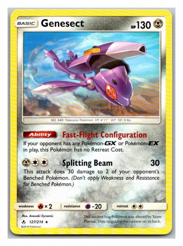 Genesect 127/214 Unbroken Bonds (Rare) (Exc Condition)
