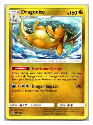 Dragonite 151/236 Unified Minds (Rare) (Exc Condition)