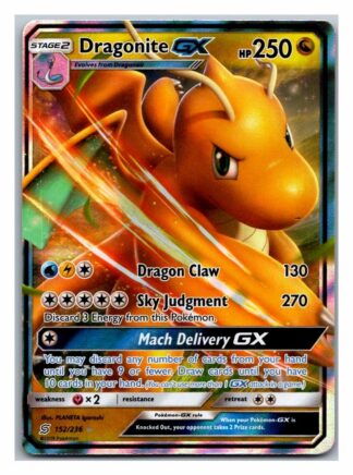 Dragonite GX 152/236 Unified Minds (Ultra Rare) (Exc Condition)