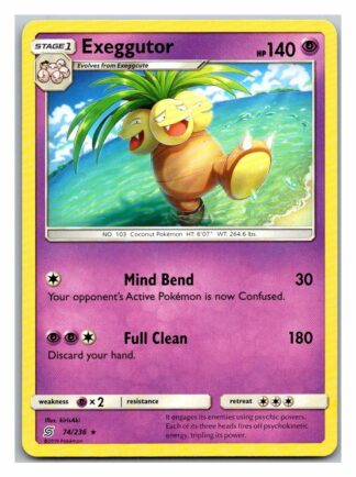 Exeggutor 74/236 Unified Minds (Rare) (Exc Condition)