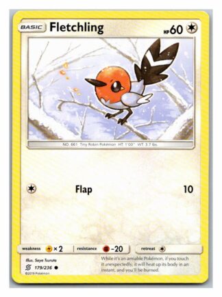 Fletchling 179/236 Unified Minds (Common) (Exc Condition)