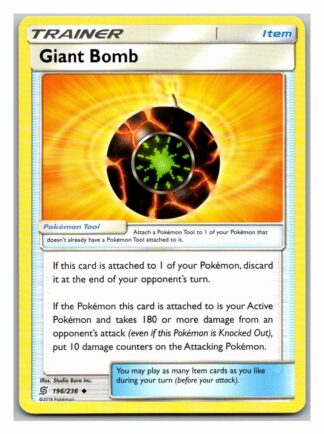 Giant Bomb 196/236 Unified Minds (Uncommon) (Exc Condition)