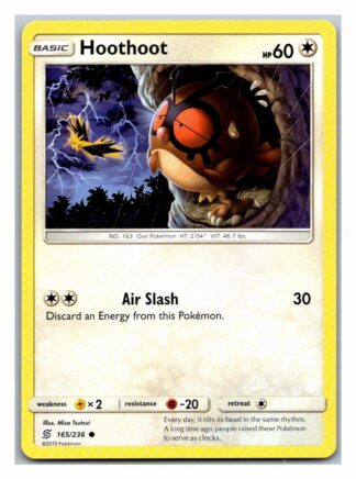 Hoothoot 165/236 Unified Minds (Common) (Exc Condition)