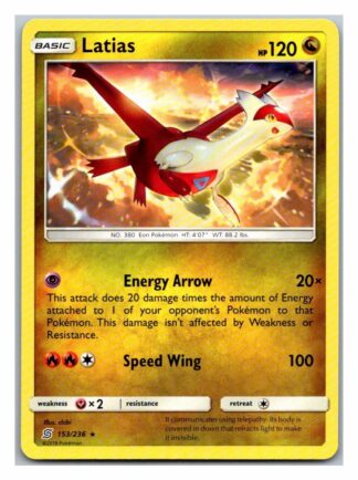 Latias 153/236 Unified Minds (Rare) (Exc Condition)