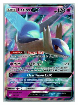 Latios GX 78/236 Unified Minds (Ultra Rare) (Exc Condition)