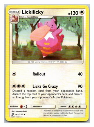 Lickilicky 162/236 Unified Minds (Rare) (Exc Condition)