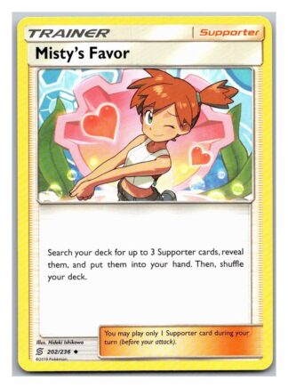 Misty's Favor 202/236 Unified Minds (Uncommon) (Exc Condition)