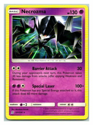 Necrozma 101/236 Unified Minds (Rare) (Exc Condition)